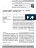 Interactions Between Sea Turtles and Dredge Gear in The U.S. Sea Scallop (Placopecten Magellanicus) Fishery, 2001-2008