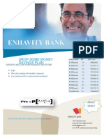 Enhavity Bank: Drop Some Money Savings Plan