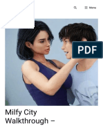 Milfy City Walkthrough - Complete Guide & Console Commands HDG