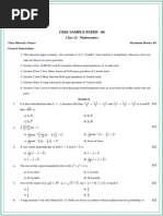 Class 12 Sample Paper 06