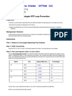 5.1.9 Packet Tracer - Investigate STP Loop Prevention