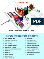 Site Safety Induction: XXXXXXXX Project
