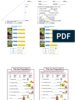 ADVERBS and PREPOSITIONS