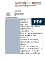 Informe Sobre Evaluación Diagnóstica de Desarrollo Personal, Ciudadanía Y Cívica