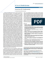 Journal of Pharmaceutical Care & Health Systems: Modelling Off-Target Interactions (I) : Cardiotoxicity