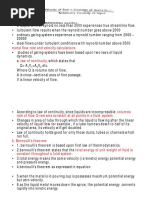 Metal Flow Rate and Velocity Calculations