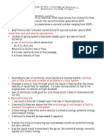 Metal Flow Rate and Velocity Calculations