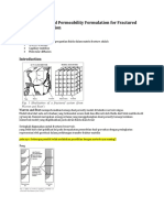 Dual Porosity, Dual Permeability Formulation For Fractured Reservoir Simulation