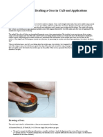 The Involute Curve, Drafting A Gear in CAD and Applications by Nick Carter