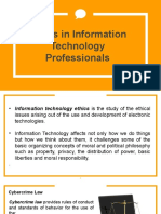 Ethics in Information Technology Professionals