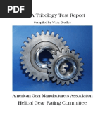 AGMA Tribology Helical Gear Rating