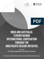 E Book - India & Australia: Strengthening International Cooperation Through The Indo-Pacific Oceans Initiative