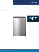 Westinghouse WIM1200AE Factsheet