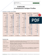 Euroline Nuclear and Cytoplasmic Antigen Profi Les: Examples of Antigen Combinations