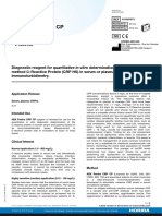 Horiba. ABX Pentra C-Reactive Protein High Sensitive (CRP HS) Method. Montpellier. Horiba ABX SAS Manual. 2018