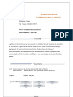 Chamekh Mohsen Superviseur Electrique: Résumé