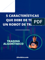 5 características de un robot de trading