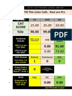 CAT 2022 Composite Score & Calls Predictor - Amiya
