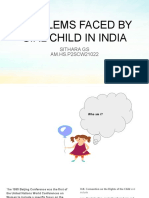 PROBLEMS FACED BY GIRL CHILD IN INDIA
