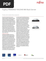 Fujitsu PRIMERGY RX2540 M6 Rack Server: Data Sheet