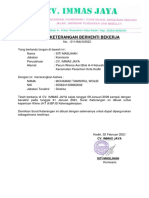 Surat Keterangan Berhenti Bekerja