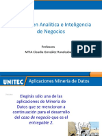 Aplicaciones de La Mineria de Datos para Caso de Negocio