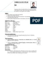 Bio Data of Swaminath Mallah