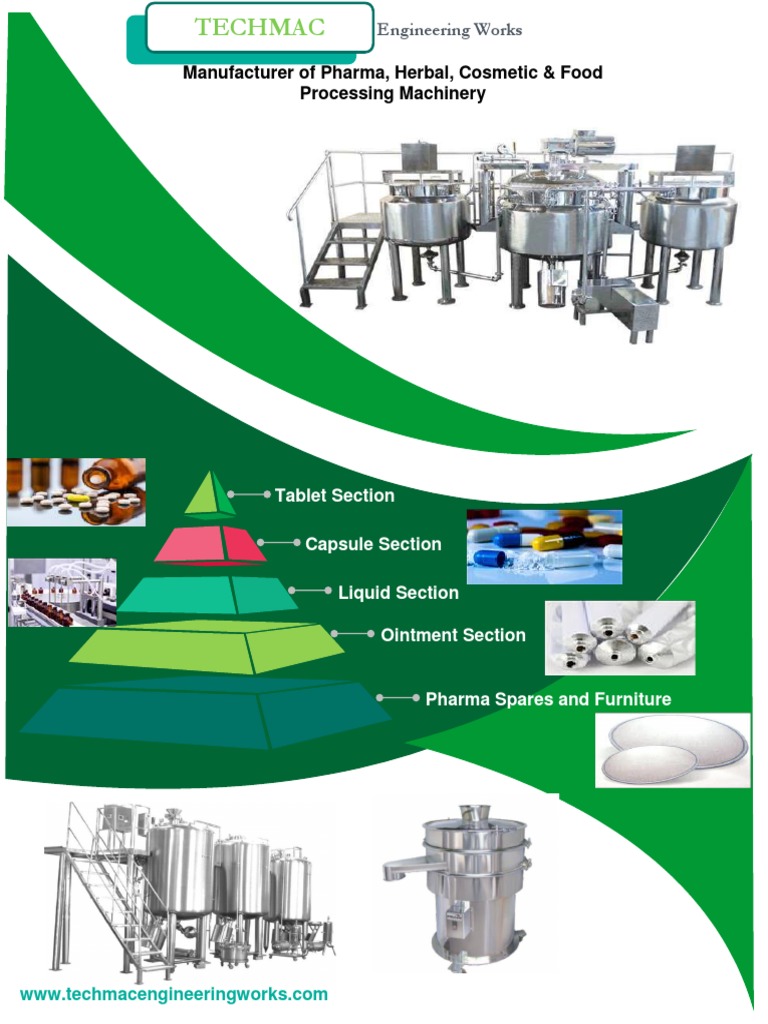 Techmac Pharma & Cosmetic Machinery | PDF | Filtration | Belt (Mechanical)