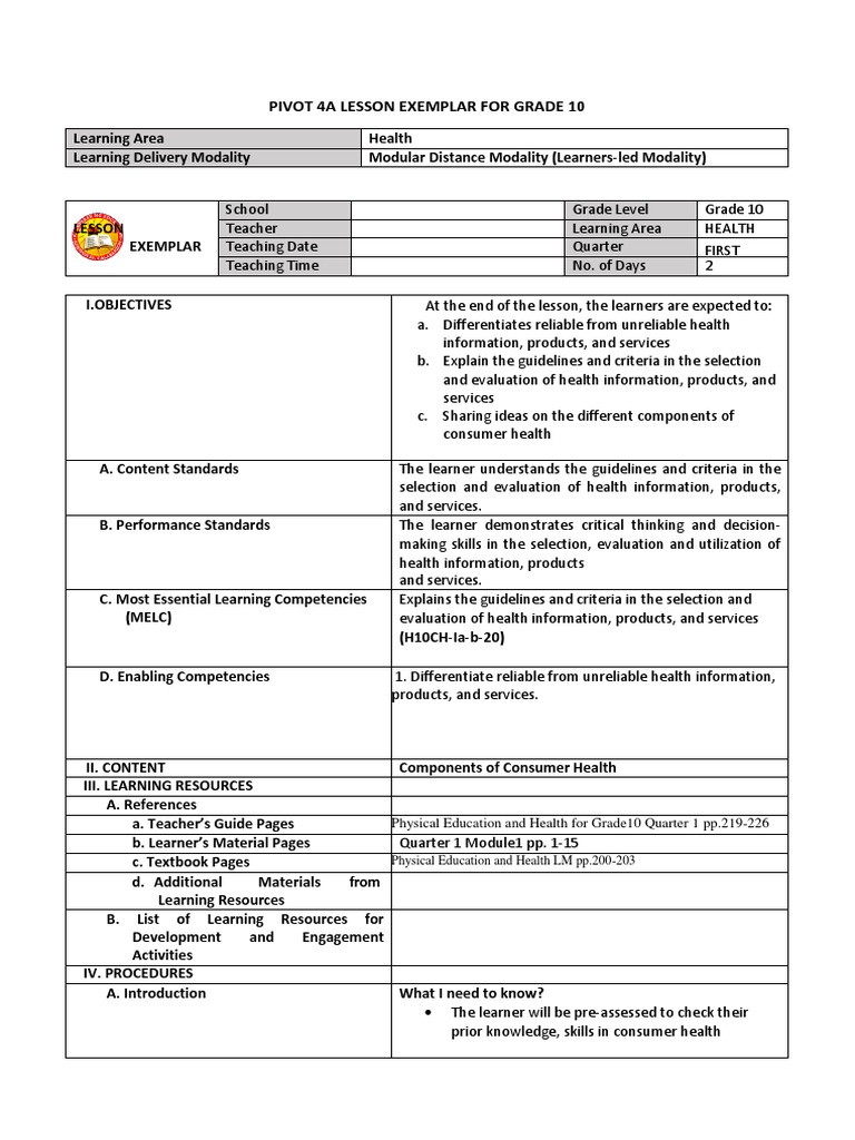 Evaluating Health Information Reliability | PDF | Learning | Physician