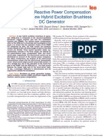Analysis of Reactive Power Compensation Effect of A New Hybrid Excitation Brushless DC Generator