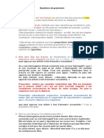 Corpus Pour Questions de Grammaire