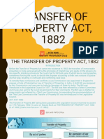 Transfer of Property Act, 1882: - Ekta Rose Assitant Prosfessor (Als)