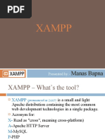 Xampp: Manas Bapna