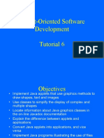 Object-Oriented Software Development - Tutorial 6