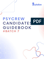Psycrew: Candidates Guidebook