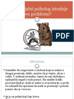 Kako Socijalni Psiholog Istražuje Ove Probleme?