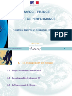 Maroc - France Audit de Performance: Contrôle Interne Et Management Des Risques