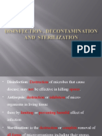 Methods of Disinfection, Sterilization and Their Mechanisms