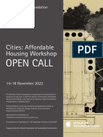 Cities: Affordable Housing Workshop: Open Call