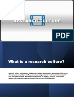 RESEARCH CULTURE GUIDE