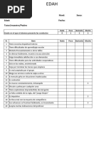 Escala Snap Iv | PDF