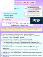 Point Defects in Crystals