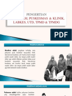 Akreditasi, Puskesmas & Klinik, Labkes, Utd, TPMD & TPMDG