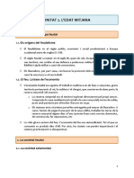 Unitat 2. L'Edat Mitjana: 1. Les Bases de L'europa Feudal 1.1. Els Orígens Del Feudalisme