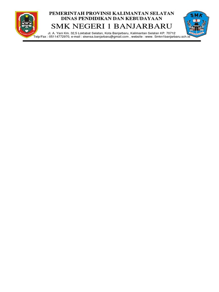 Contoh Kop Surat | PDF