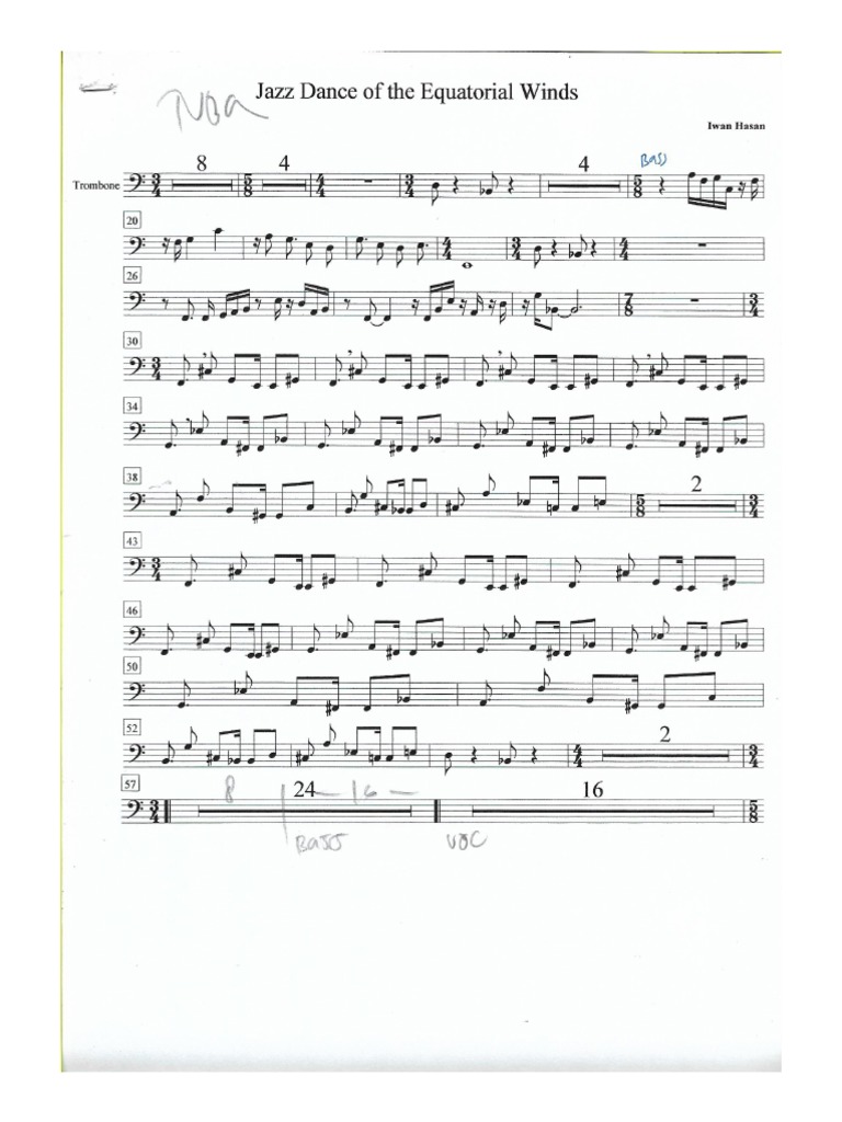 Jazz Dance Trombone PDF