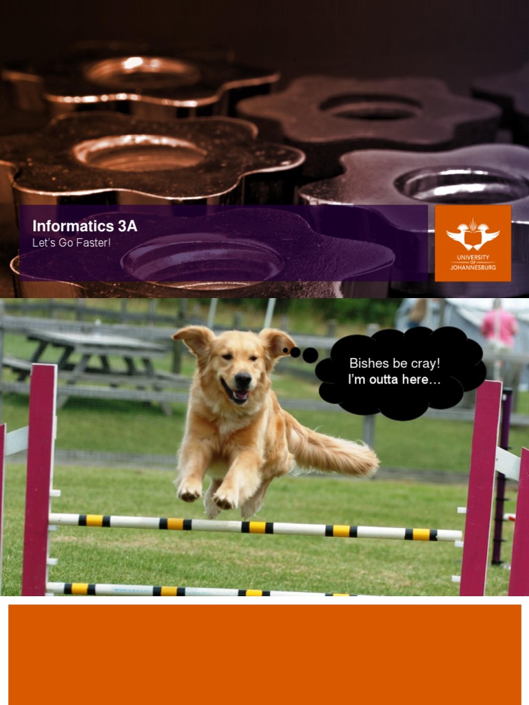 Informatics 3A: Let's Go Faster! | PDF | Scrum (Software Development ...