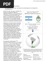 Argentina - Wikipedia, The Free Encyclopedia