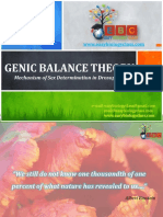 Genic Balance Theory of Sex Determination PPT by Easybiologyclass