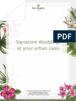 Signature Weddings at Your Urban Oasis